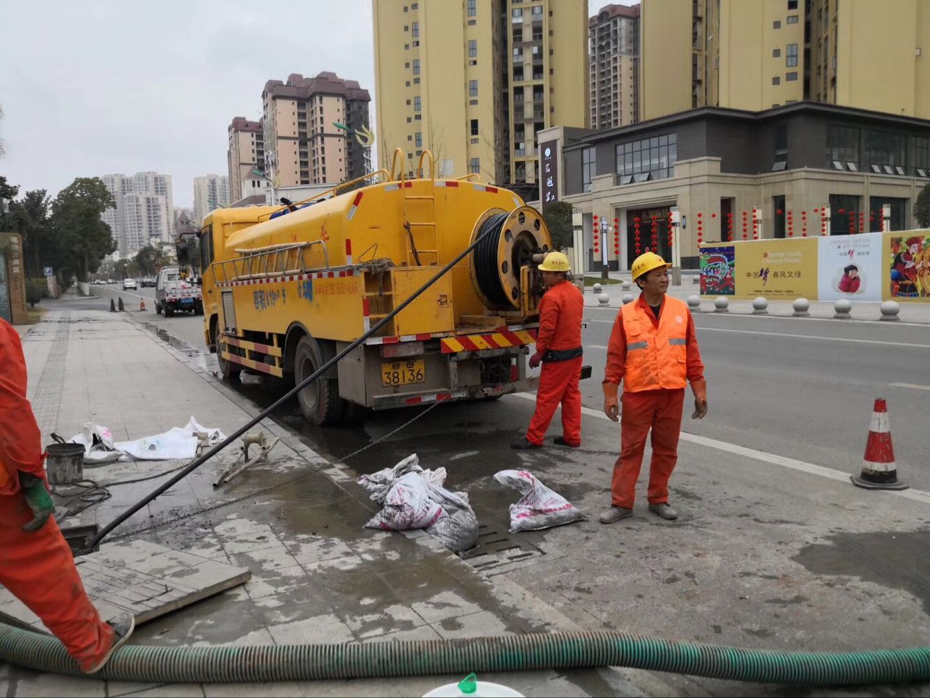 临汾排污管道清淤-管道清洗